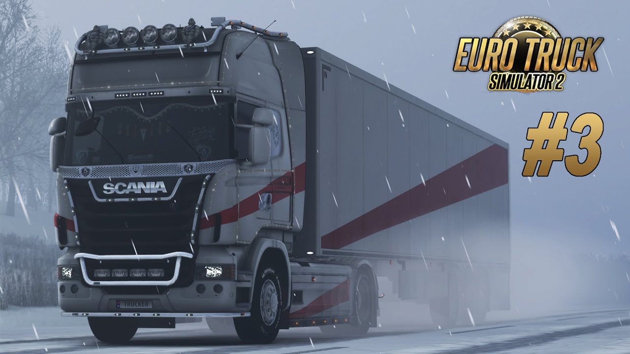 ETS 2 1.43 | Frosty Winter Mod | Дальняк по Европе #3 | Австрия - Польша