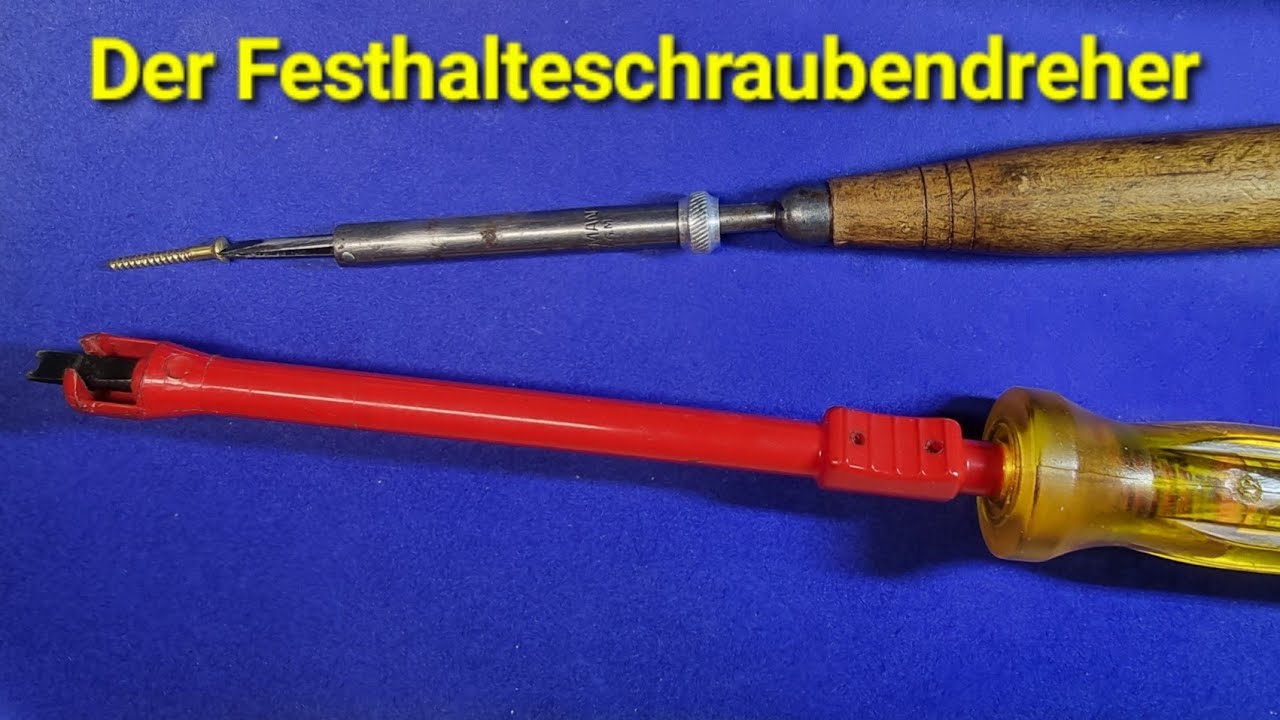 Uhrmacherwerkzeug erklärt - Der Festhalteschraubendreher