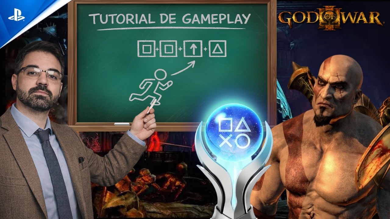 AULA DE GOD OF WAR 3 AO VIVO 🔥 Rumo à PLATINA no HARD!