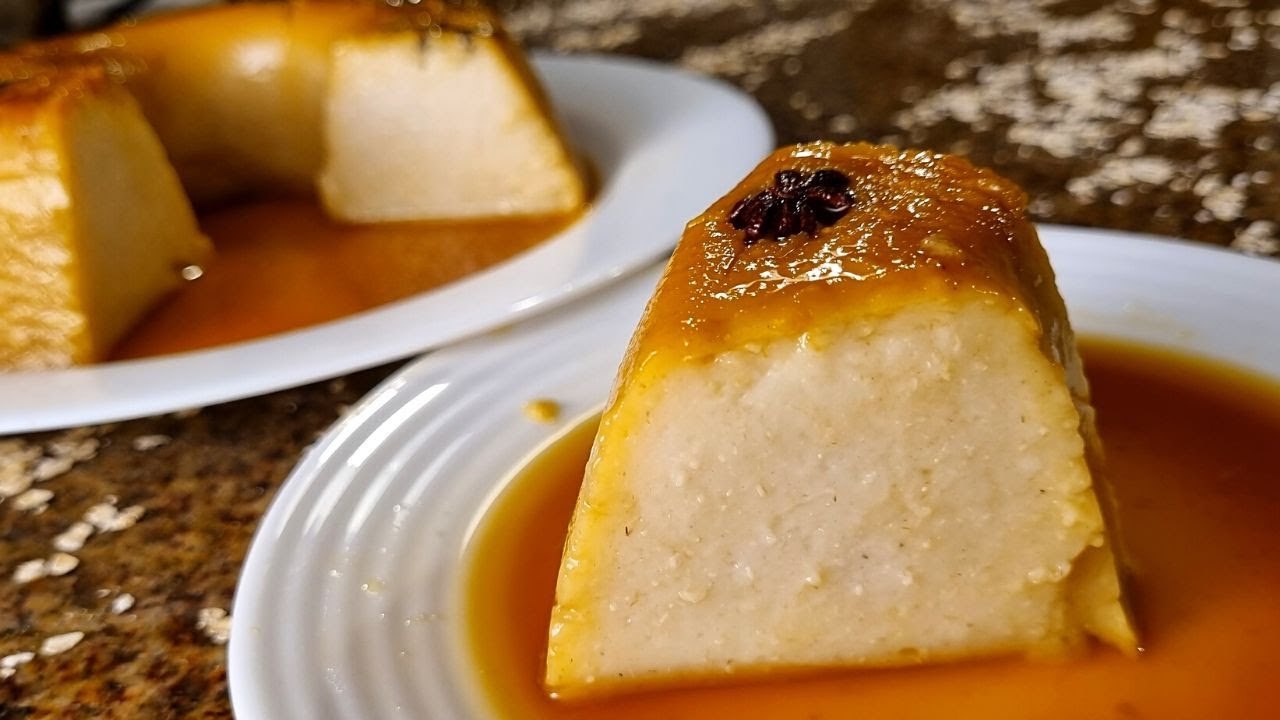 FLAN DE AVENA SIN AZ&Uacute;CAR SALUDABLE  SIN LACTOSA SIN HUEVO VEGANO Recetas de Gri