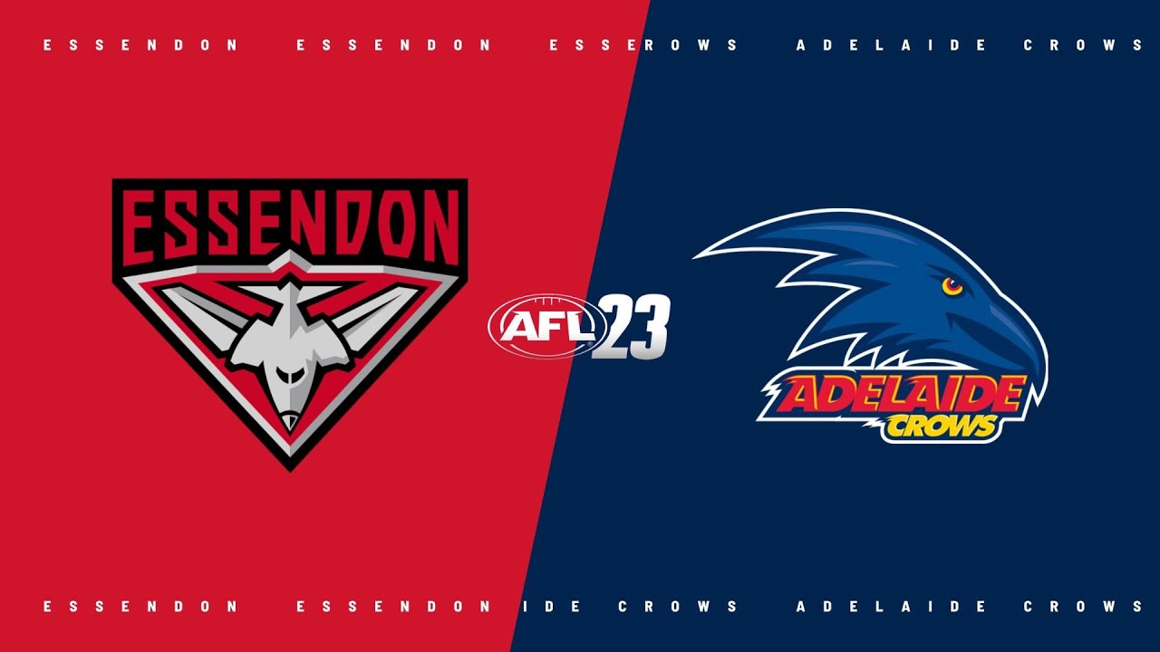 AFL 23 | Essendon Bombers v. Adelaide Crows | 2024, Round 19