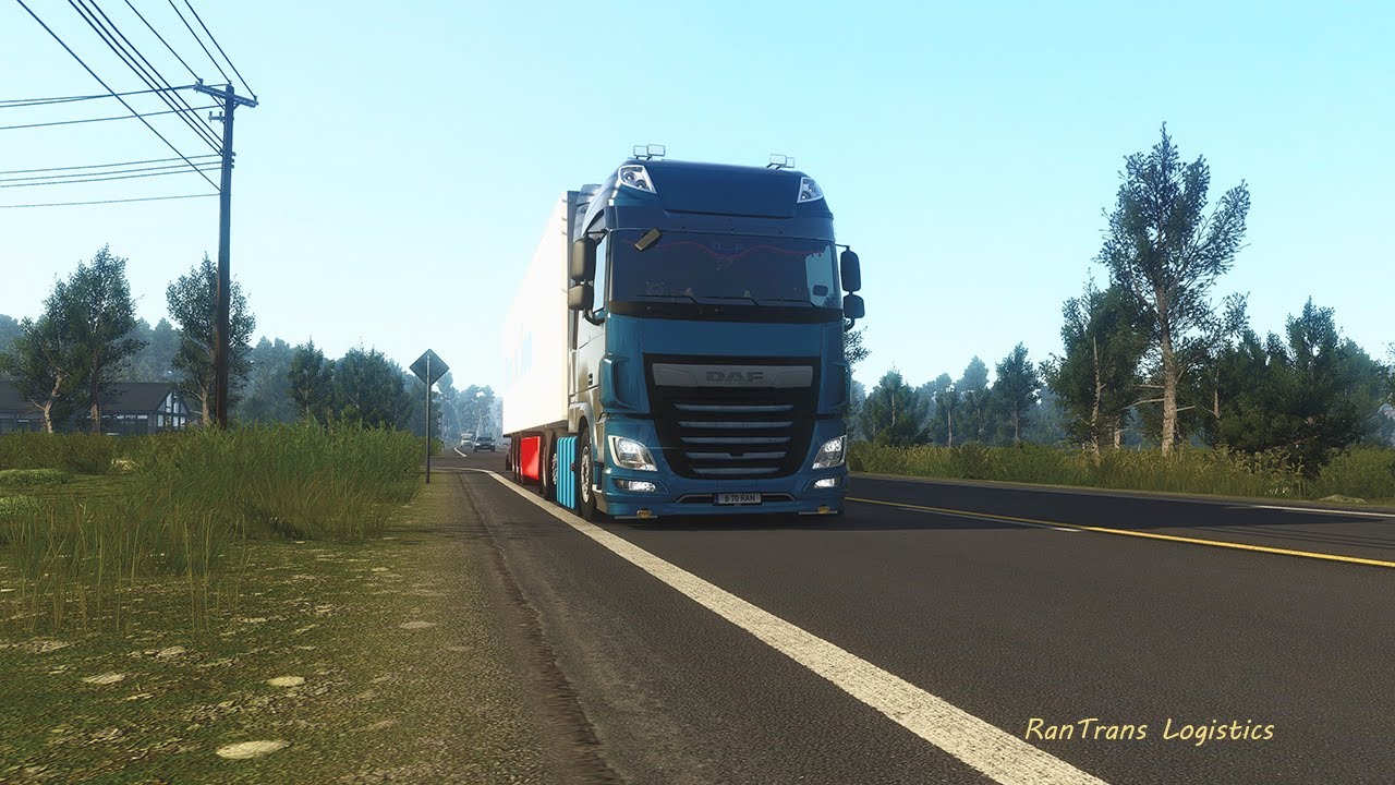 DAF XF Euro 6 - Euro Truck Simulator 2 | ETS2 1.52 | 4K Gameplay