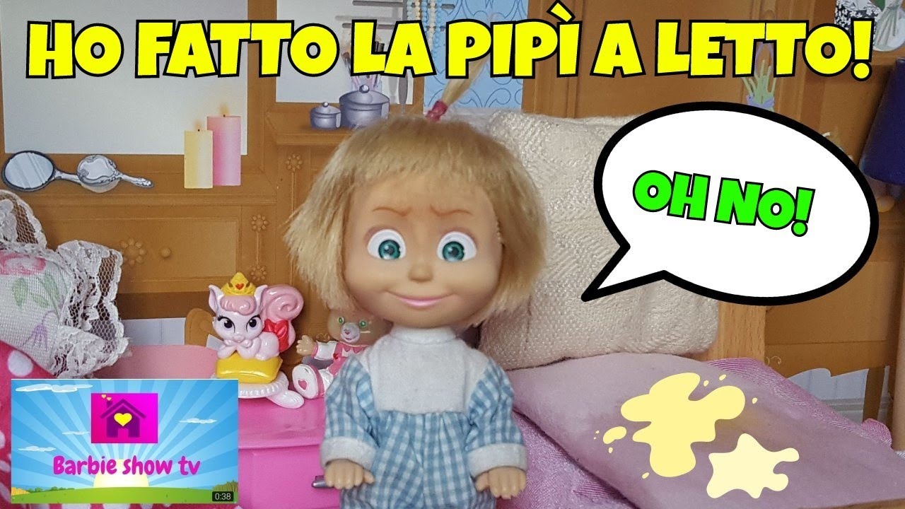 Le avventure di Masha Ep.76:HO FATTO LA PIPÌ A LETTO!😞