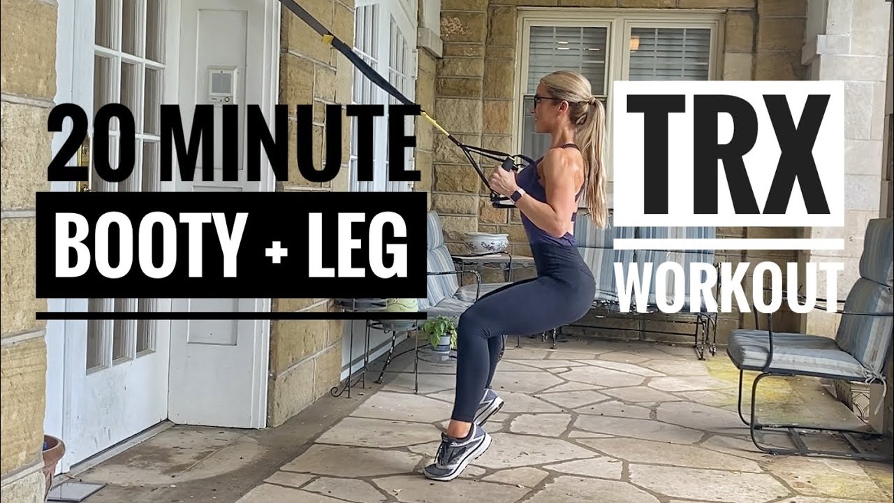 20 Minute TRX Leg + Booty Workout | Timed Circuits