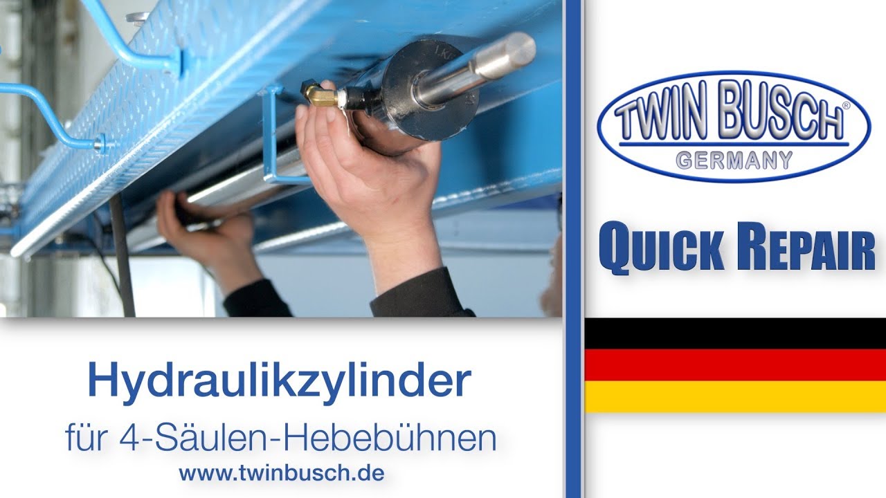 Quick Repair: Austausch eines Hydraulikzylinders für 4-Säulen-Hebebühnen