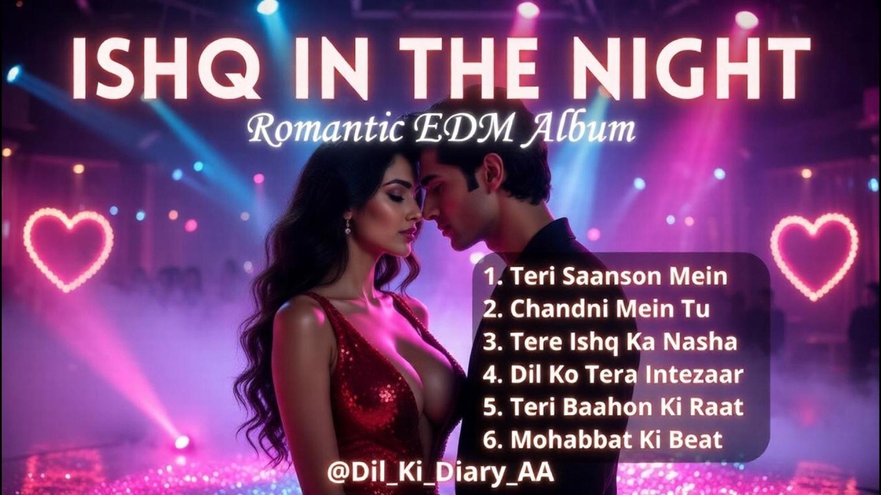 Ishq In The Night | Romantic EDM Album | 6 Hindi Love Songs | @Dil_Ki_Diary_AA