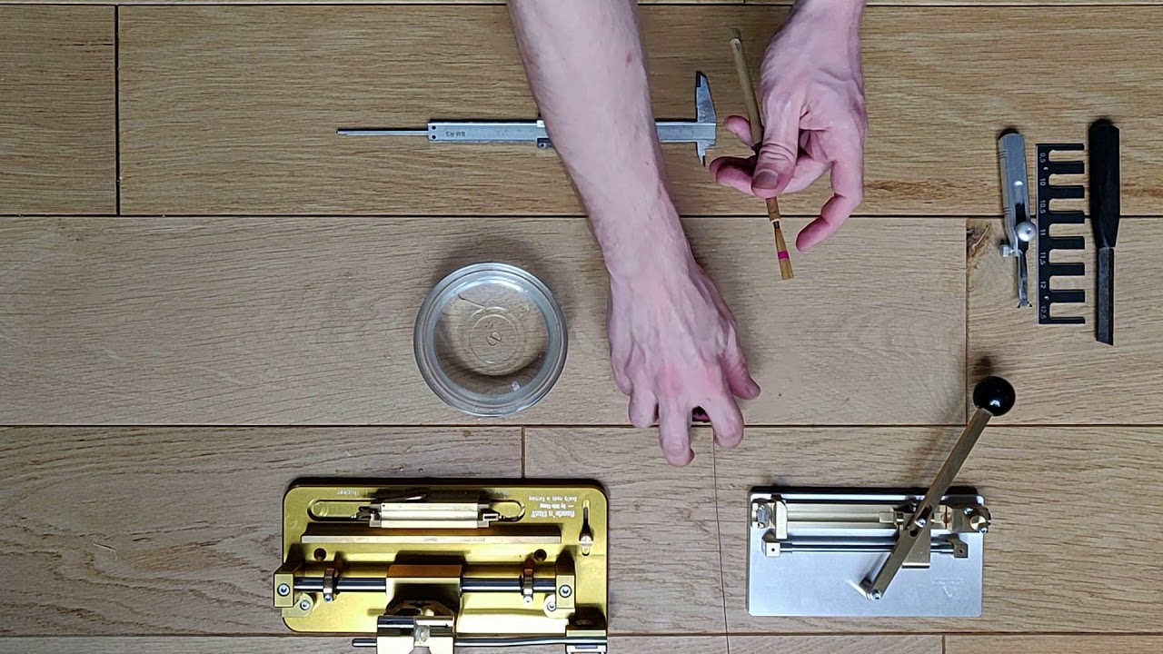 How to make an oboe reed