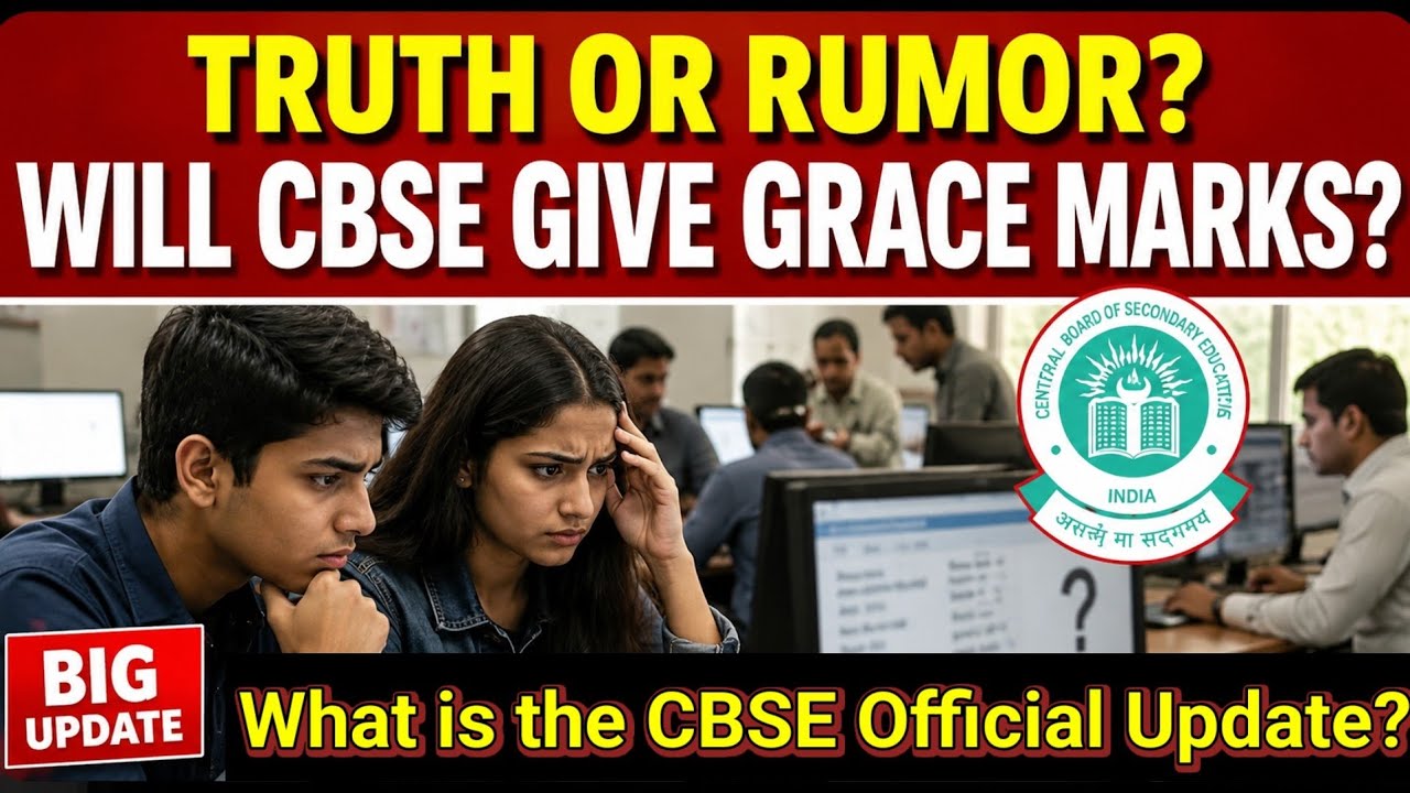 CBSE Grace Marks 2026 Big Update | Will CBSE Give Extra Marks? #cbse #reevaluation #gracemark 