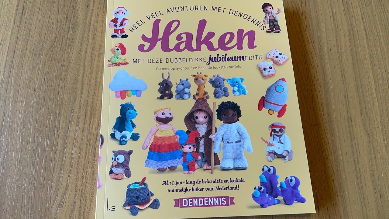 Boek review: Heel veel avonturen met Dendennis haken met deze dubbeldikke Jubileum Editie, crochet