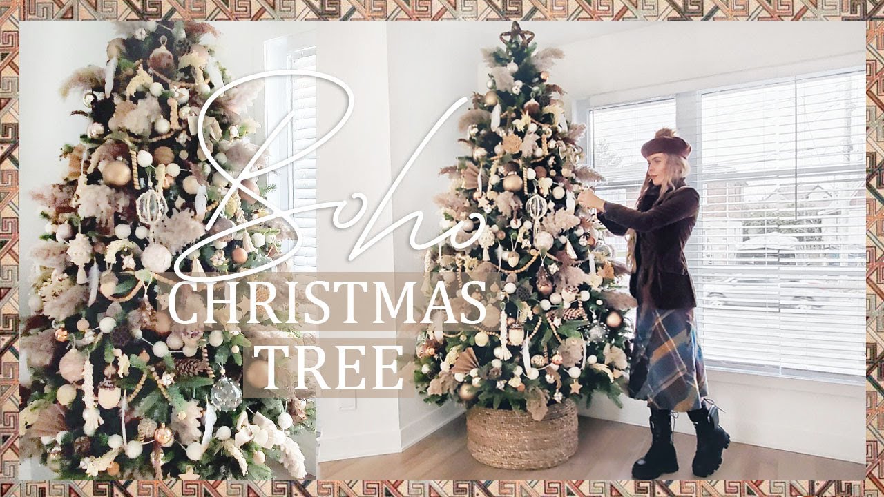 BOHO CHRISTMAS TREE DECORATING | JEWELRY HAUL