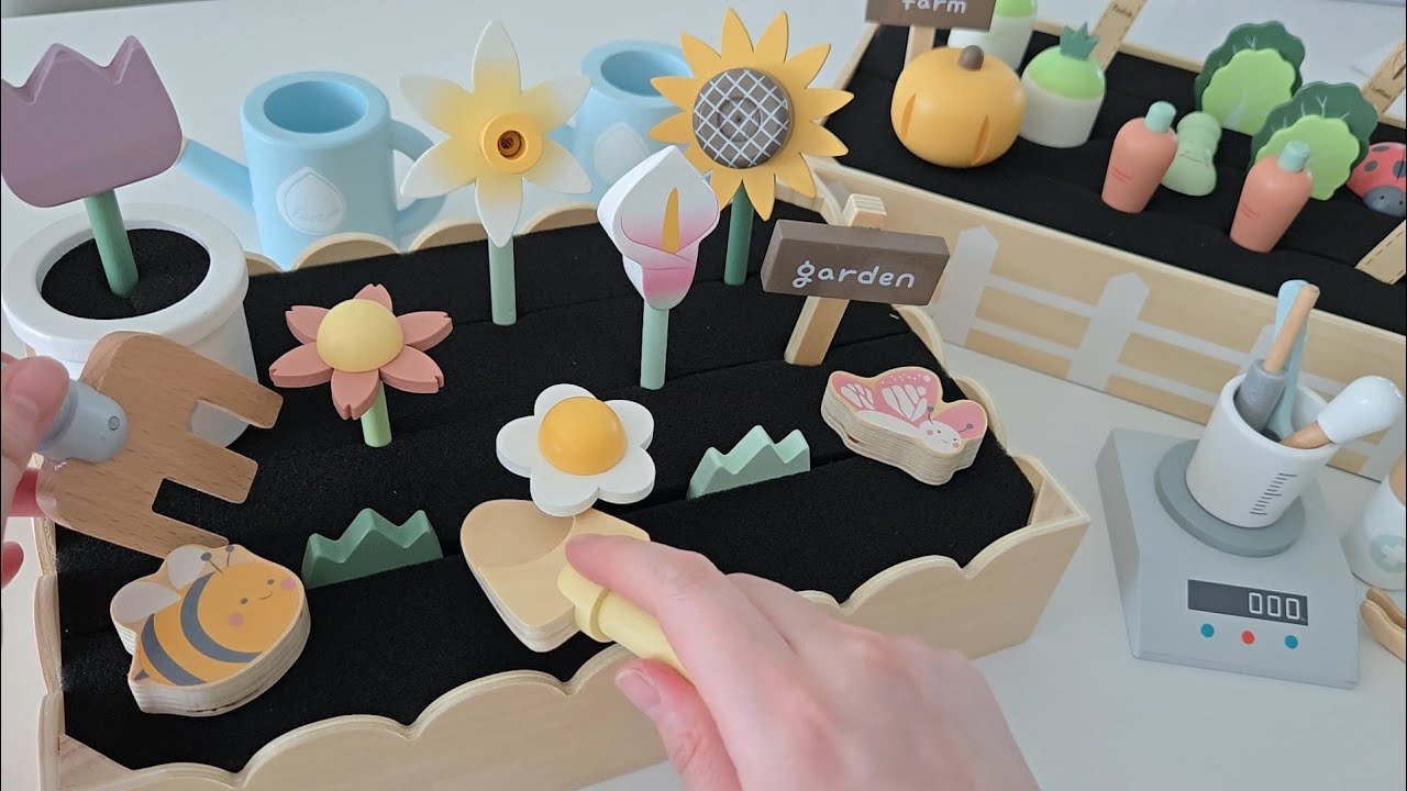[ㄱㅇ] 초짜 청년농부의 하루👩🏻‍🌾🥕🥬🌷🌻 /장난감asmr
