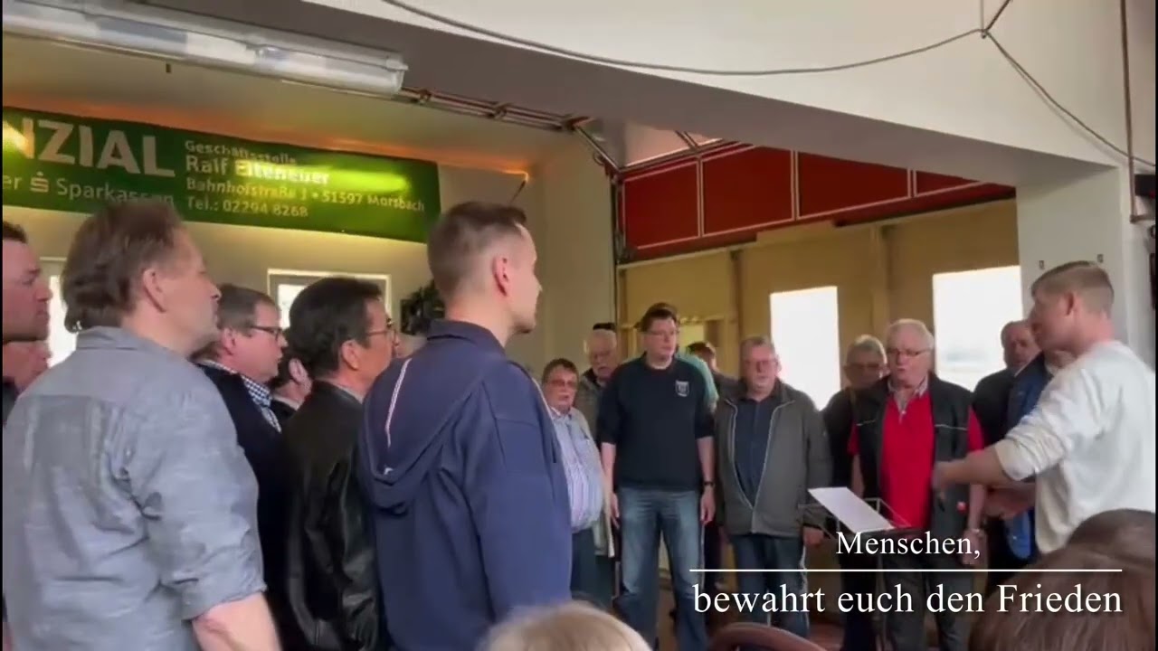 Menschen, bewahrt euch den Frieden