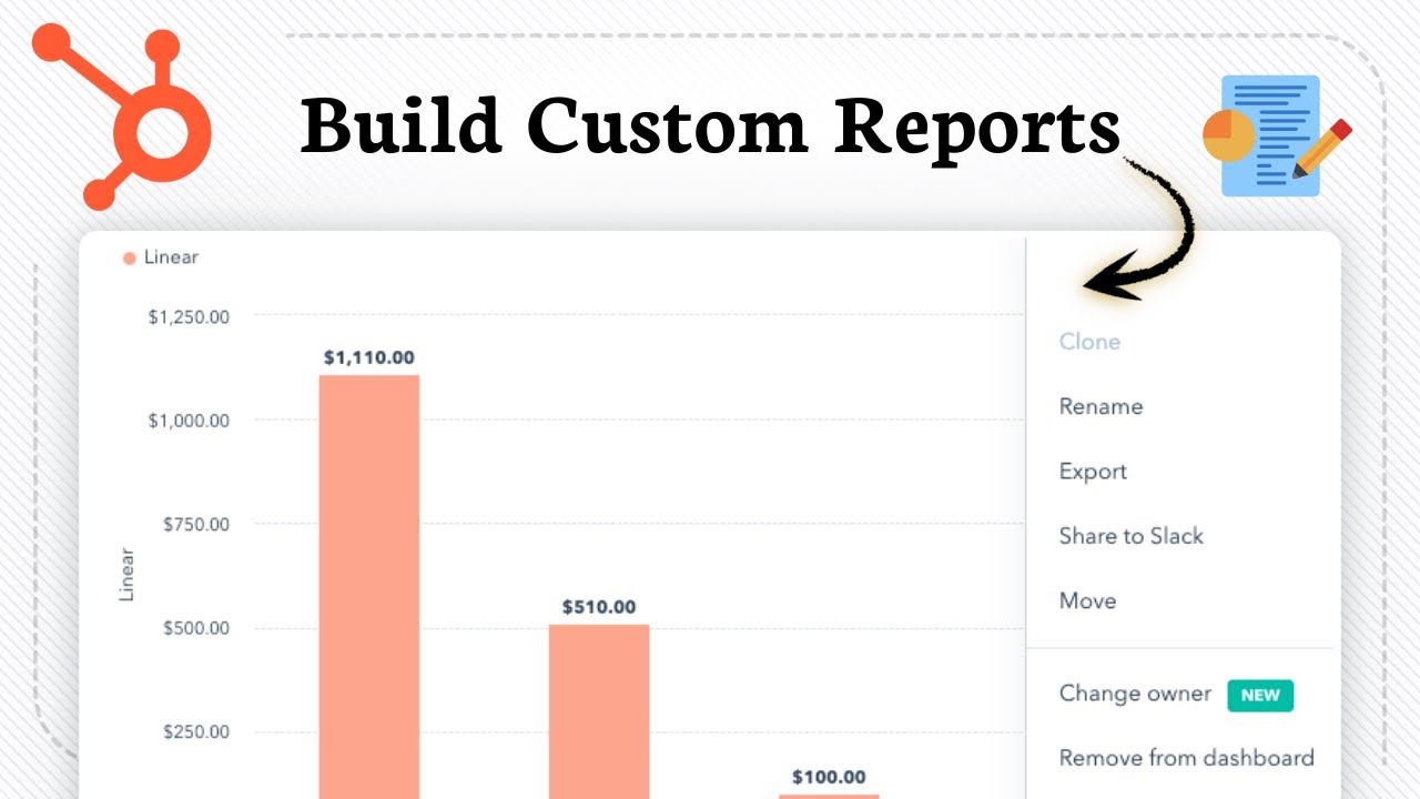 How to create custom single object reports in HubSpot
