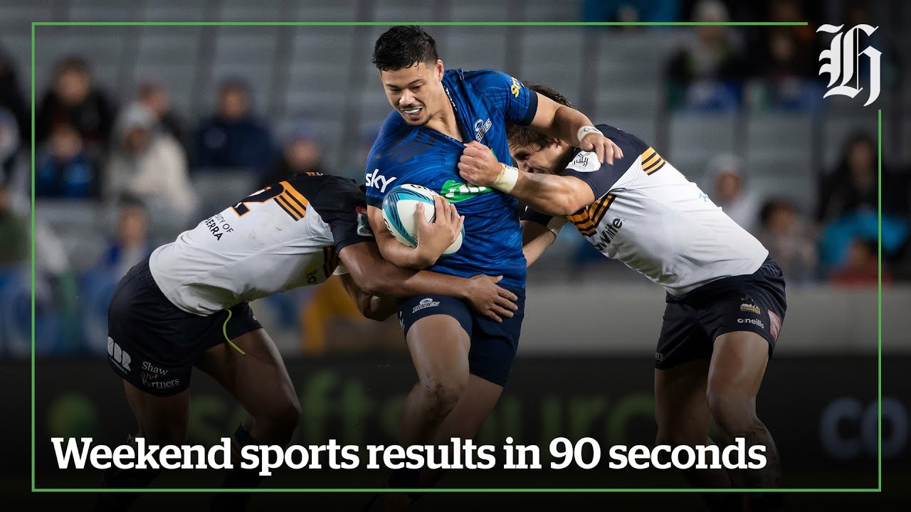 Weekend sports results in 90 seconds | nzherald.co.nz