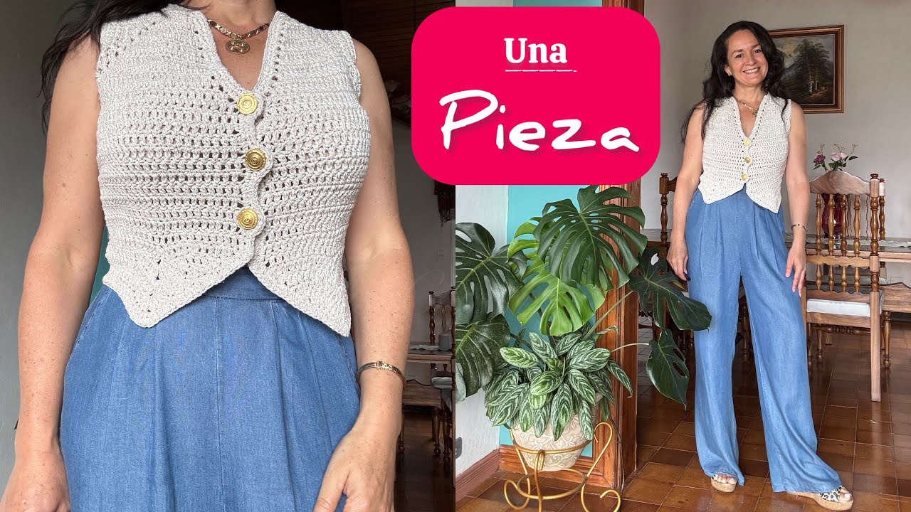 Chaleco a crochet de una petición especial #ideascrocheritas 