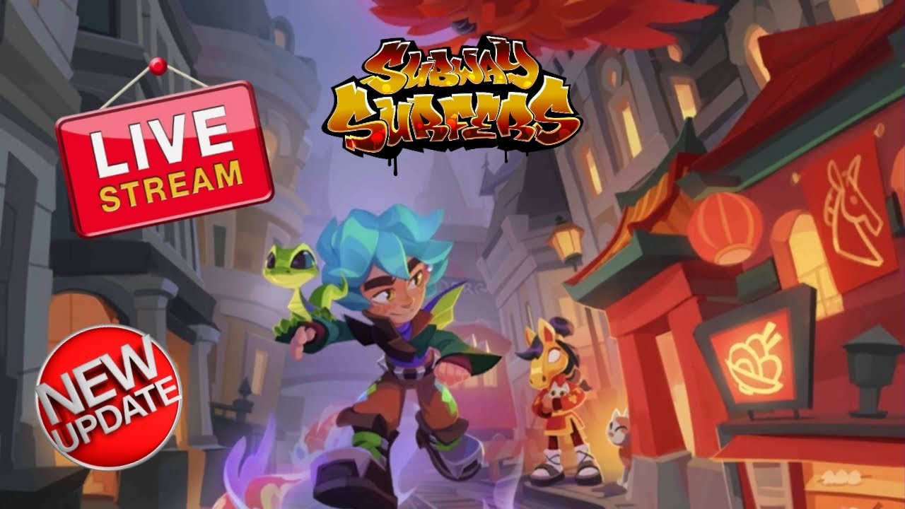 Subway Surfers Live Stream 🔴 | Non-Stop Run & High Score Challenge
