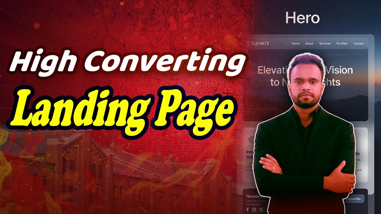 ল্যান্ডিং পেইজ ডিজাইন High-Converting CPA Landing Page Template
