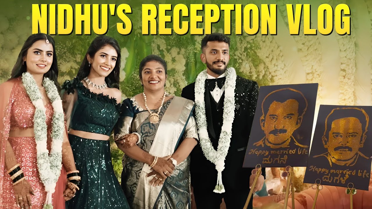 Reception ❤️ | Full Emotional 🥹 | Nikhil Nisha Vlogs #nikhilnishavlogs #wedding #madhugowda