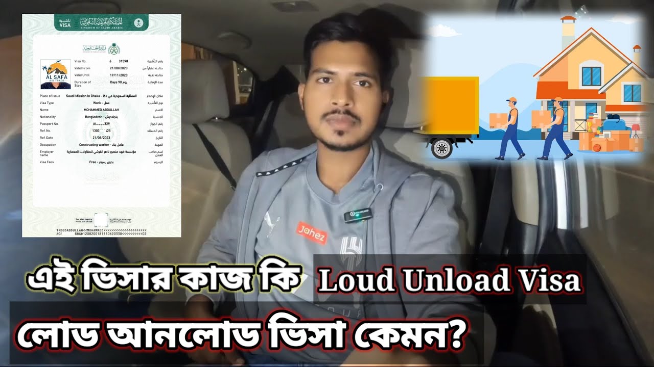 সৌদি আরব লোড আনলোড ভিসা কেমন// Saudi Arabia Load Unload Visa,লোড আনলোড ভিসার কাজ কি?