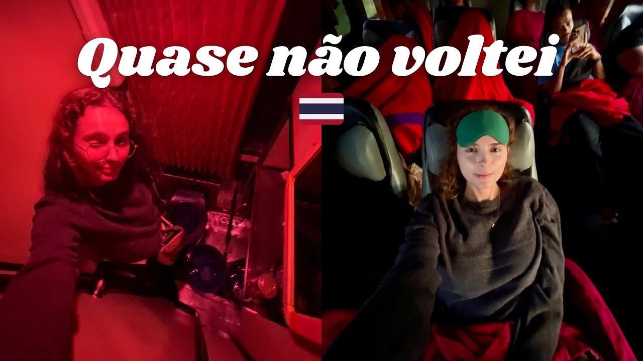 48H Sem Dormir, CAOS e Tentaram Enganar nos Para Sair da Tailândia 🇹🇭