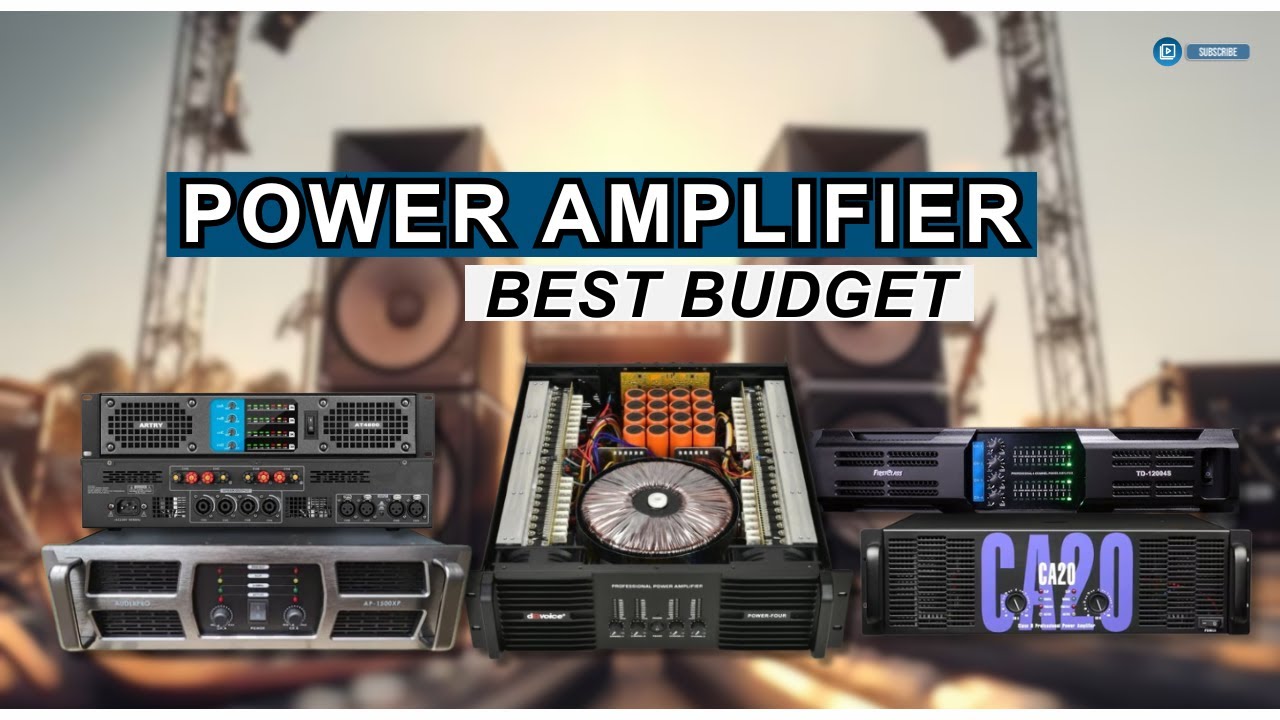 Rekomendasi 5 Power Amplifier Harga Terjangkau Terbaik dan Terlaris | Suara Bersih & Tenaga Besar