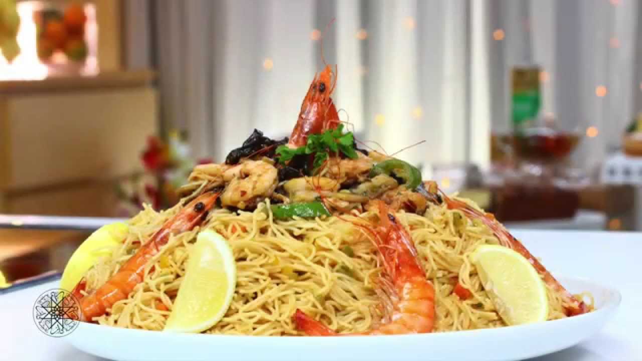 شميشة : سفة بالجمبري (القمرون) والخضر