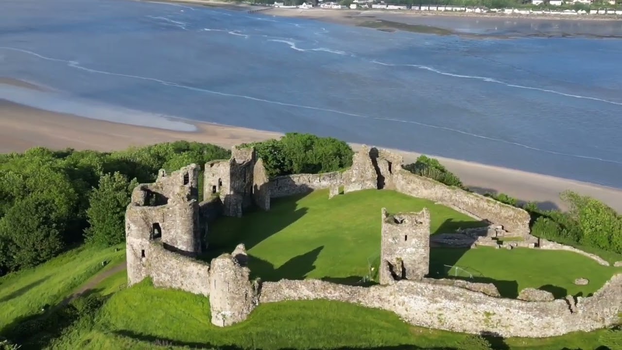 Castell Llansteffan - #drone #relaxingmusic #epic #history #views #djimini3pro