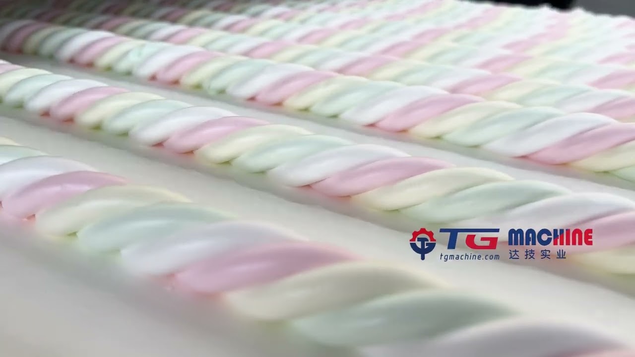 Automatic extruder marshmallow production line marshmallow making machine