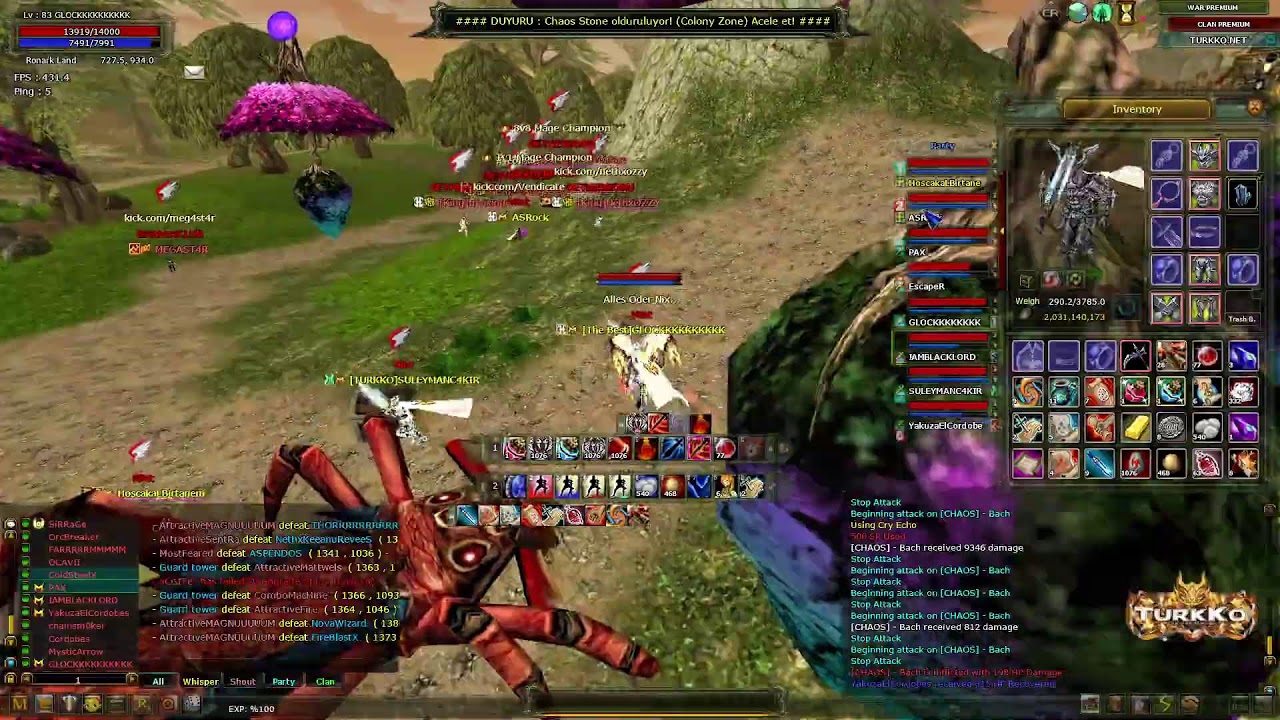 TURKKO 83/3 PK SERVER WARRİOR PK !!! [ GLOCKKKKKKKKKK ]