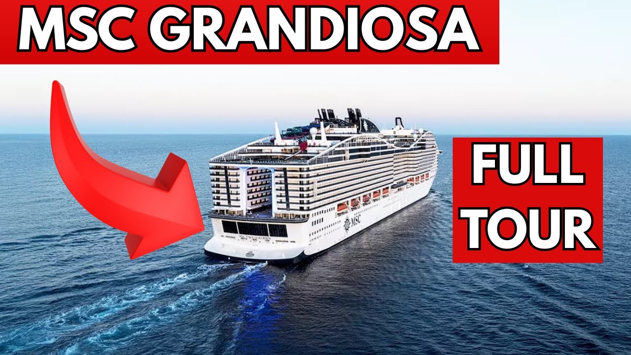 INSIDE MSC Grandiosa Cruise Ship Tour (Deck by Deck)