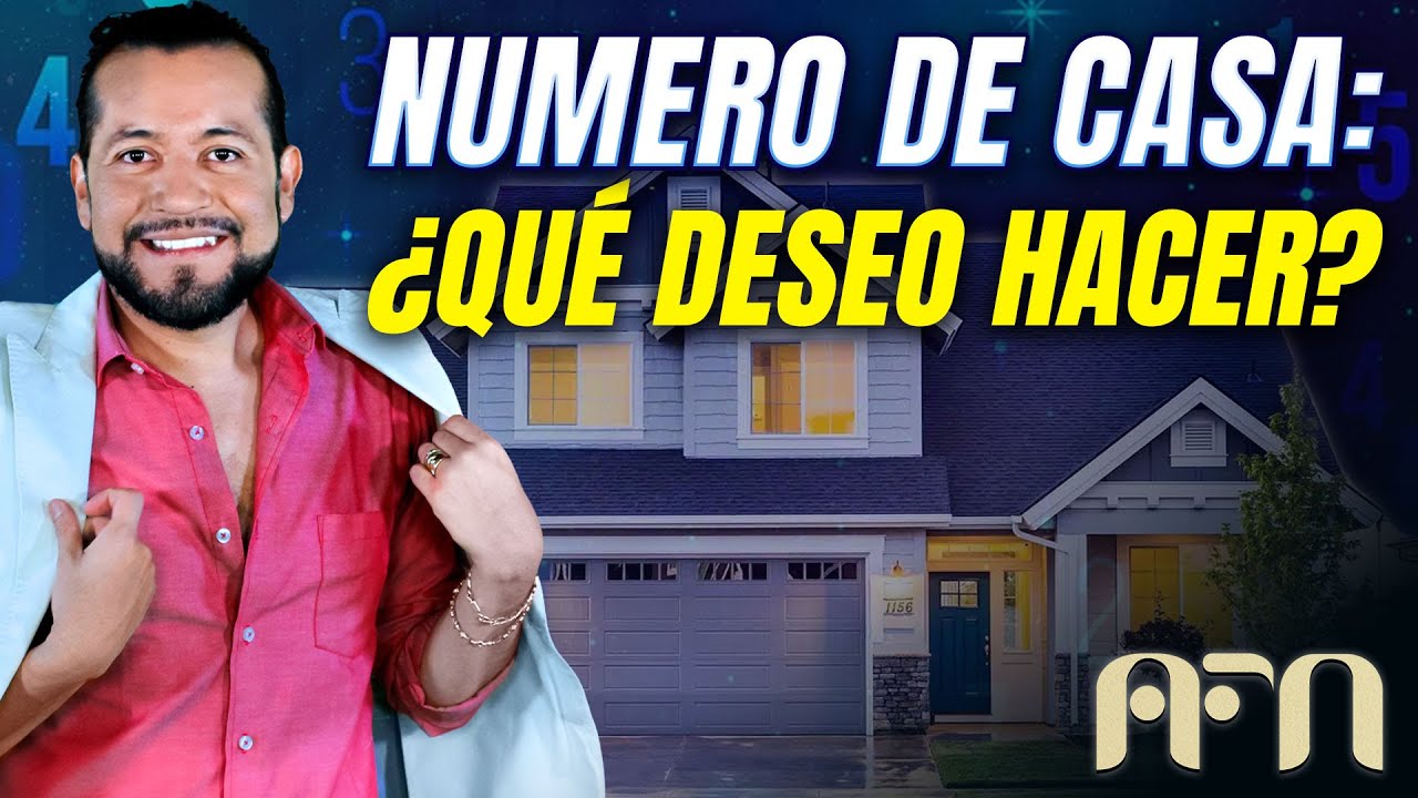 El N&Uacute;MERO de tu CASA influye en tu FAMILIA... | Alejandro Fernando Numer&oacute;logo