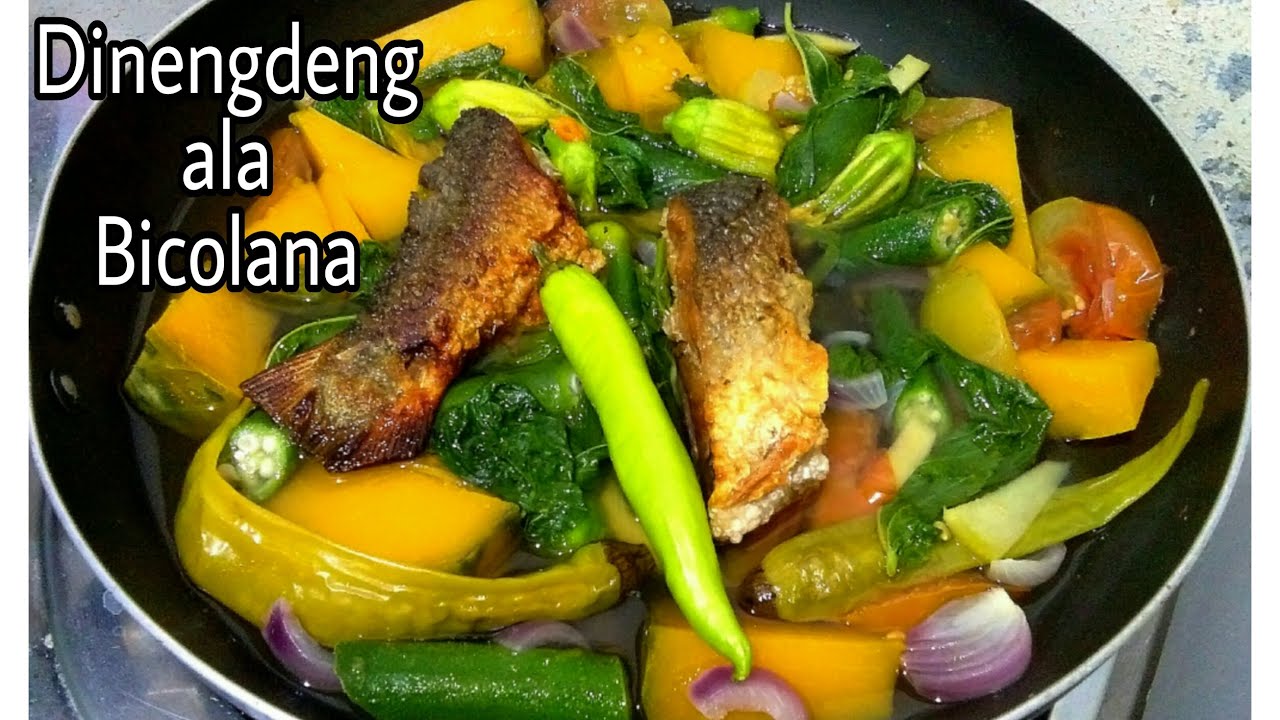 DINENGDENG WITH FRIED FISH / BICOL VERSION
