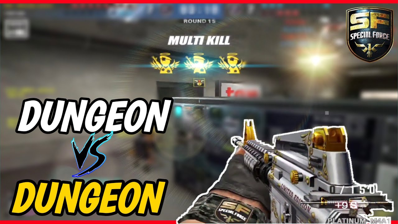 DUNGEON VS DUNGEON ISANG MATINDING COMEBACK ANG NAGANAP! FT. PLATINUM M4A1! | Special Force Thailand