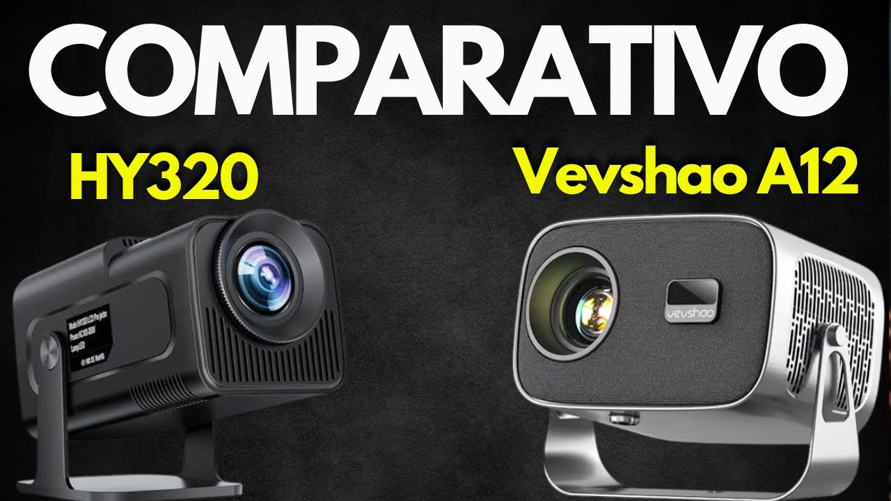 COMPARATIVO MAGCUBIC HY320 vs VEVSHAO A12 MINI: Qual Projetor Leva a Melhor?