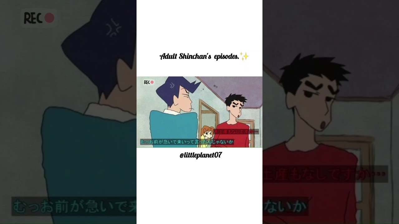 Pov: Shinchan is grown up but his 