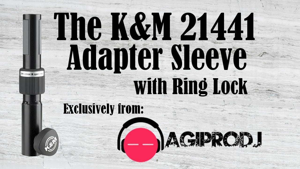 K&M 21441 Adapter Sleeve with Ring Lock