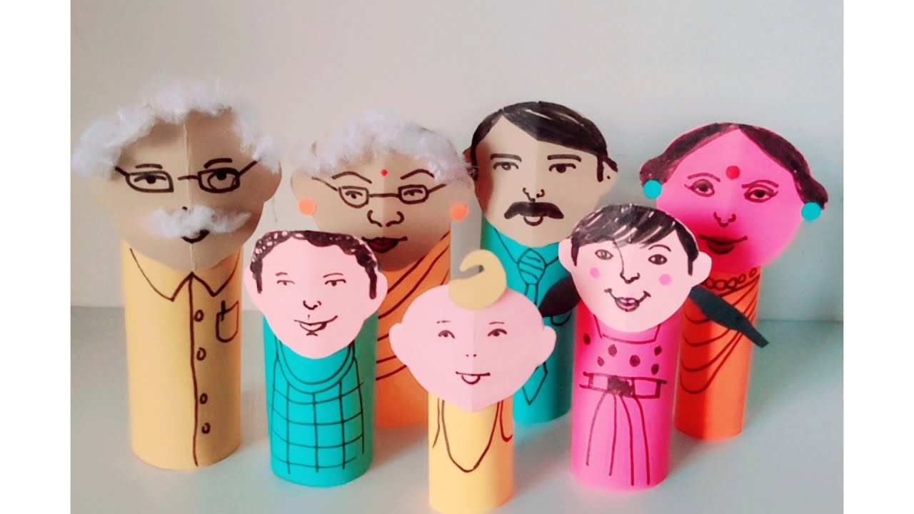 Different types of Finger puppets Making Tutorial with uses , super simple ll easy Hands