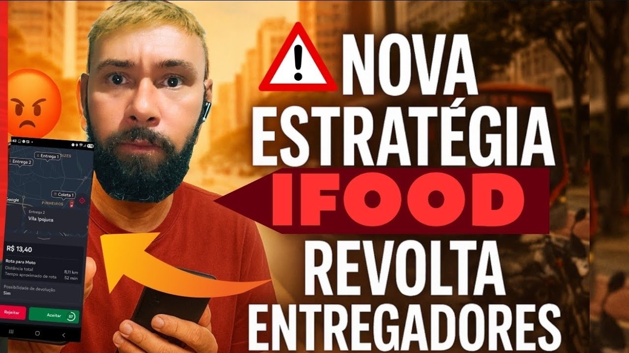 Entregadores iFood Isso é precarização! Entregas triplas por um valor só?
