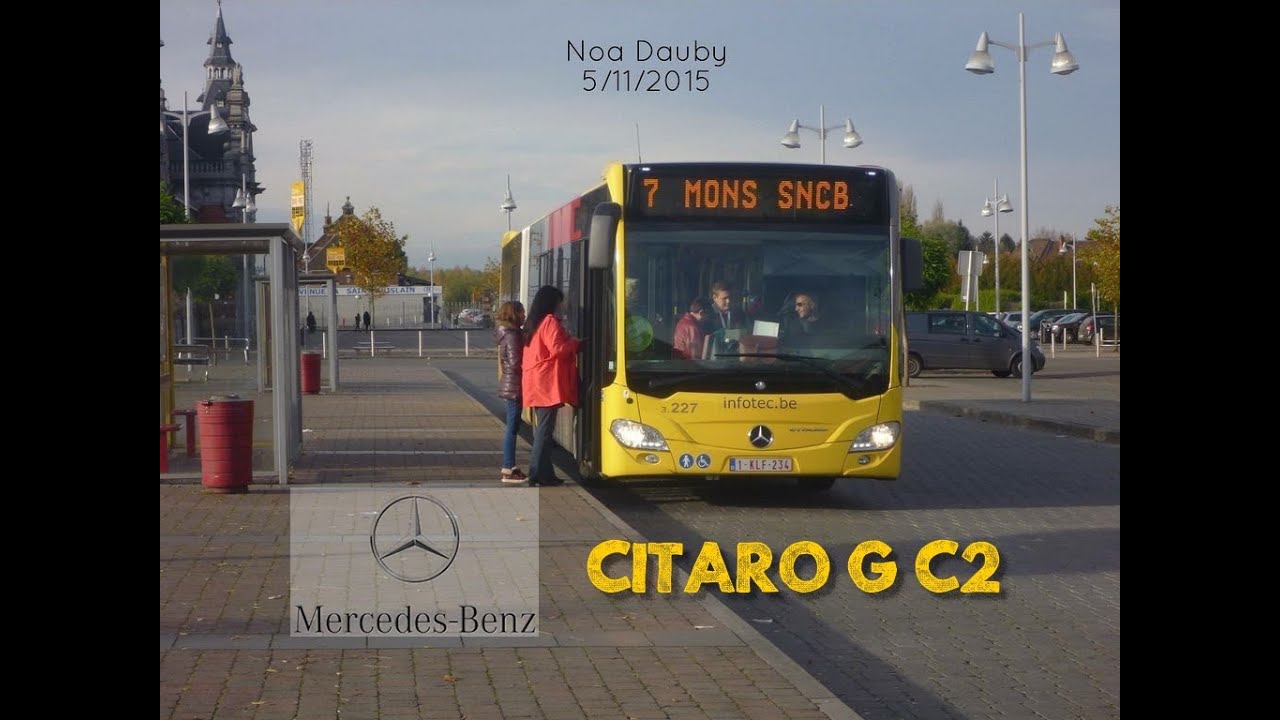 Let's ride #1: Mercedes-Benz Citaro G C2 - TEC Hainaut 3227 [Kickdown]