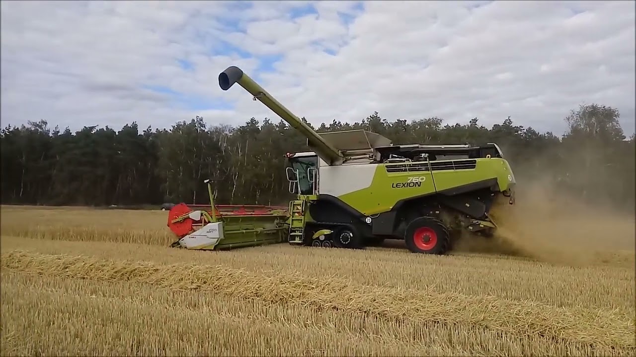 Żniwa 2022 /2x Lexion 760/Jęczmien ozimy