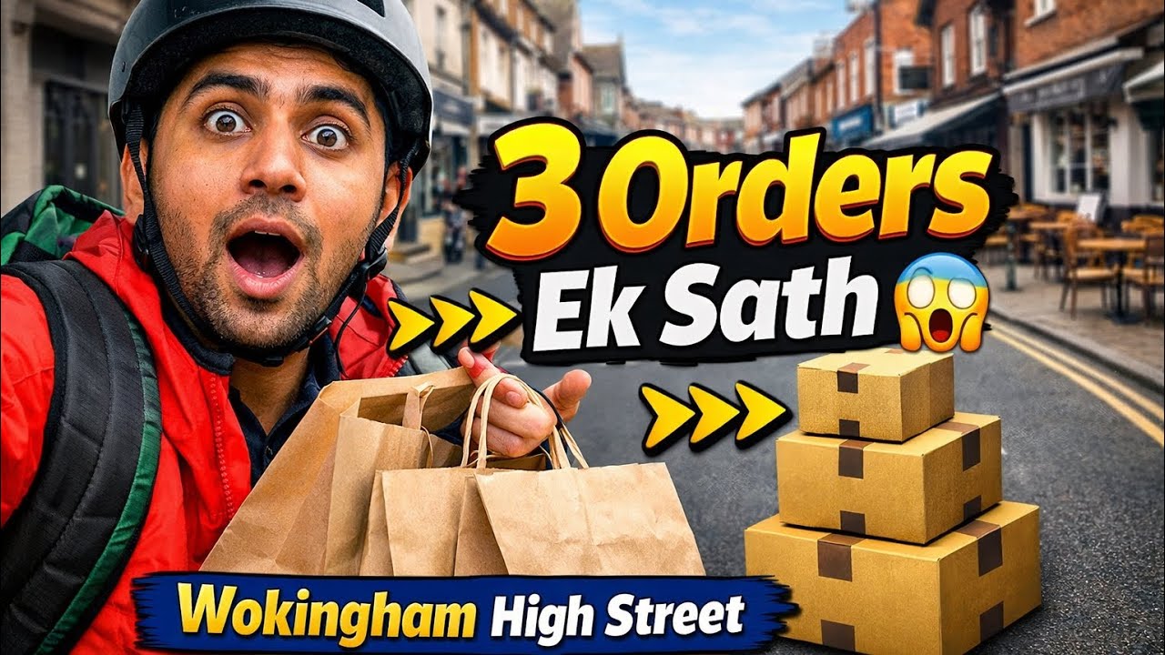 1 sath 3 Delivery Orders 😱 | Wokingham High Street Reality | UK Daily Vlog 21