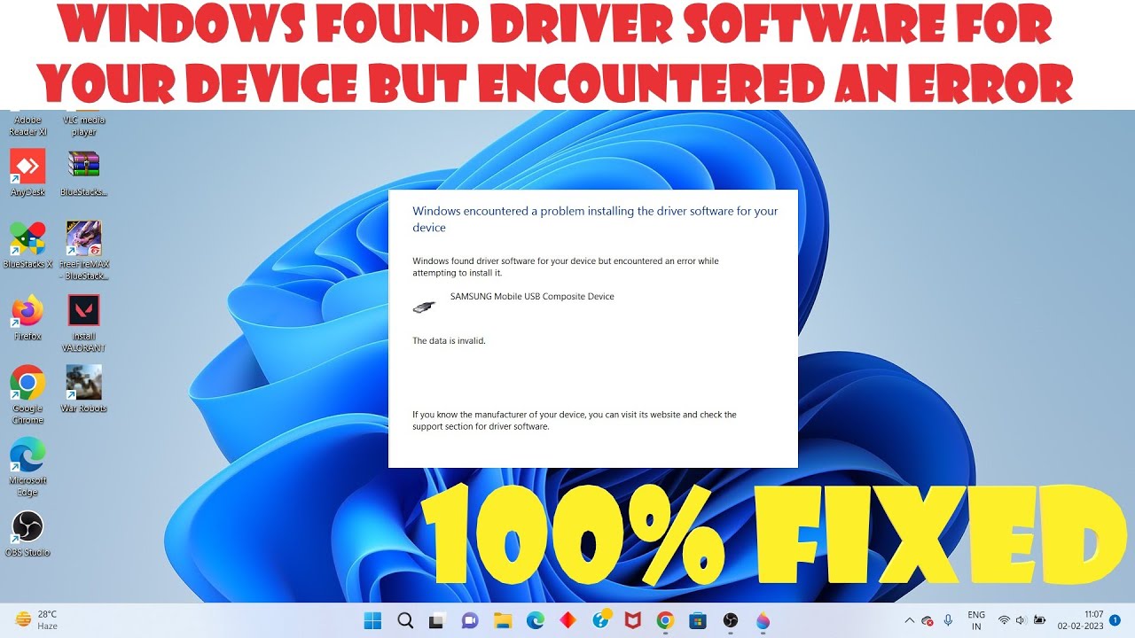 Windows обнаружила драйвер для вашего устройства, но возникла ошибка