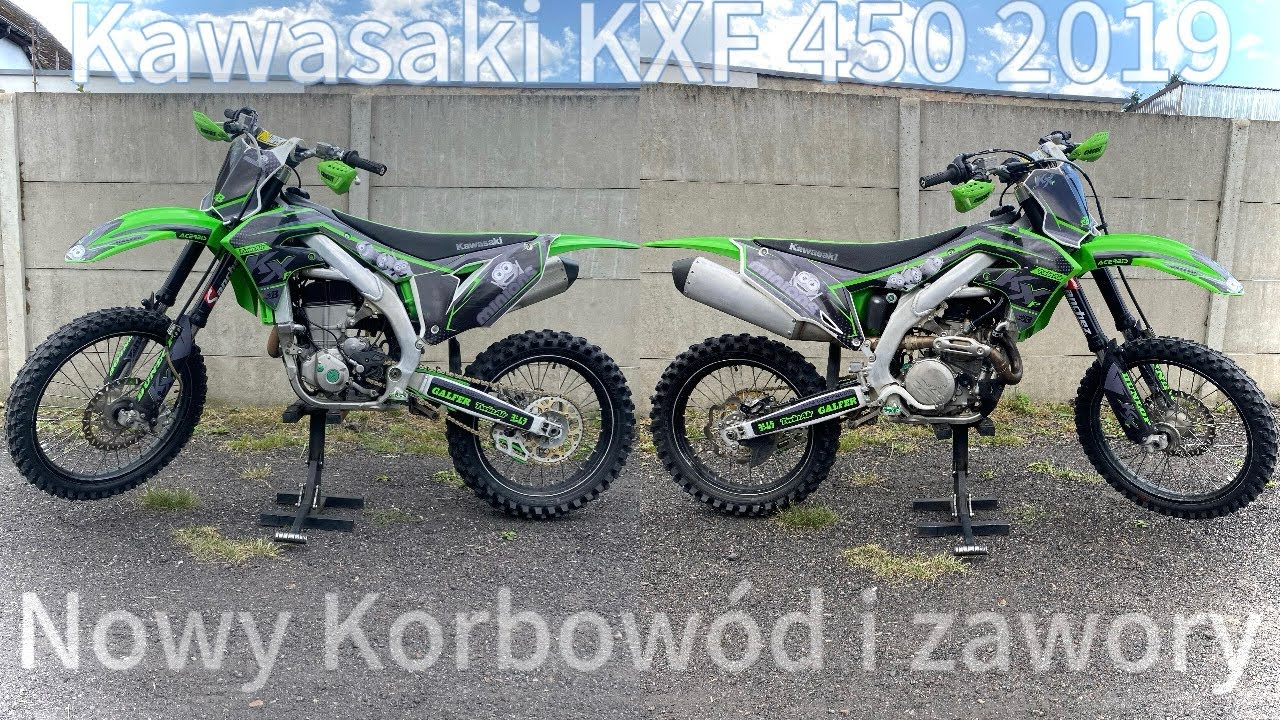 Wymiana Korbowodu, Zaworów + Odpalanie Kawasaki KXF 450 2019r rozbiórka silnika