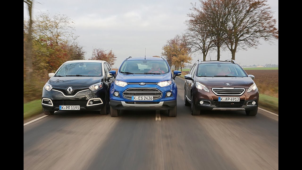 Renault Captur vs. Peugeot 2008 vs. Ford EcoSport