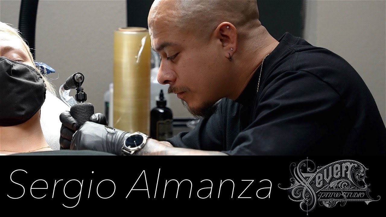 Custom Lettering Tattoo Artist - Sergio Almanza || Seven Tattoo Studio