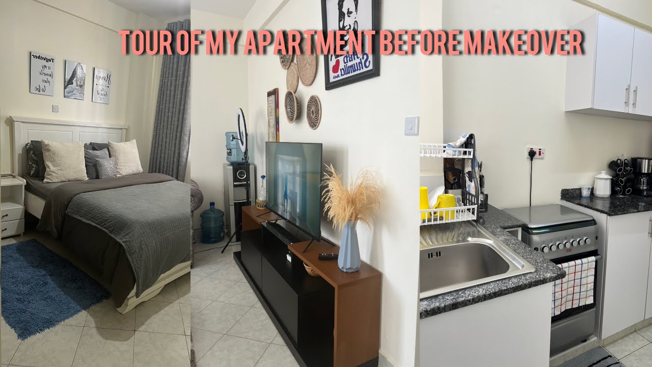 Tour of my apartment before makeover//moving//I need your help//Violet shumila