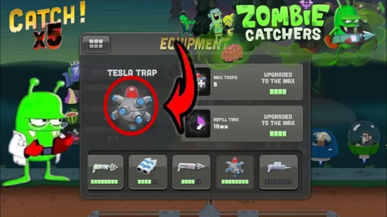Trick Using a zombie trap using a tesla trap