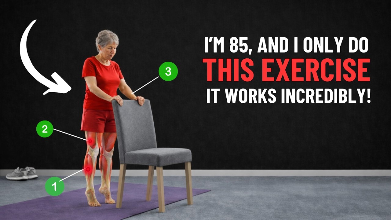 Over 60? These 3 Leg Exercises Rebuild Strength, Restore Balance & Independence | Senior Health Tips