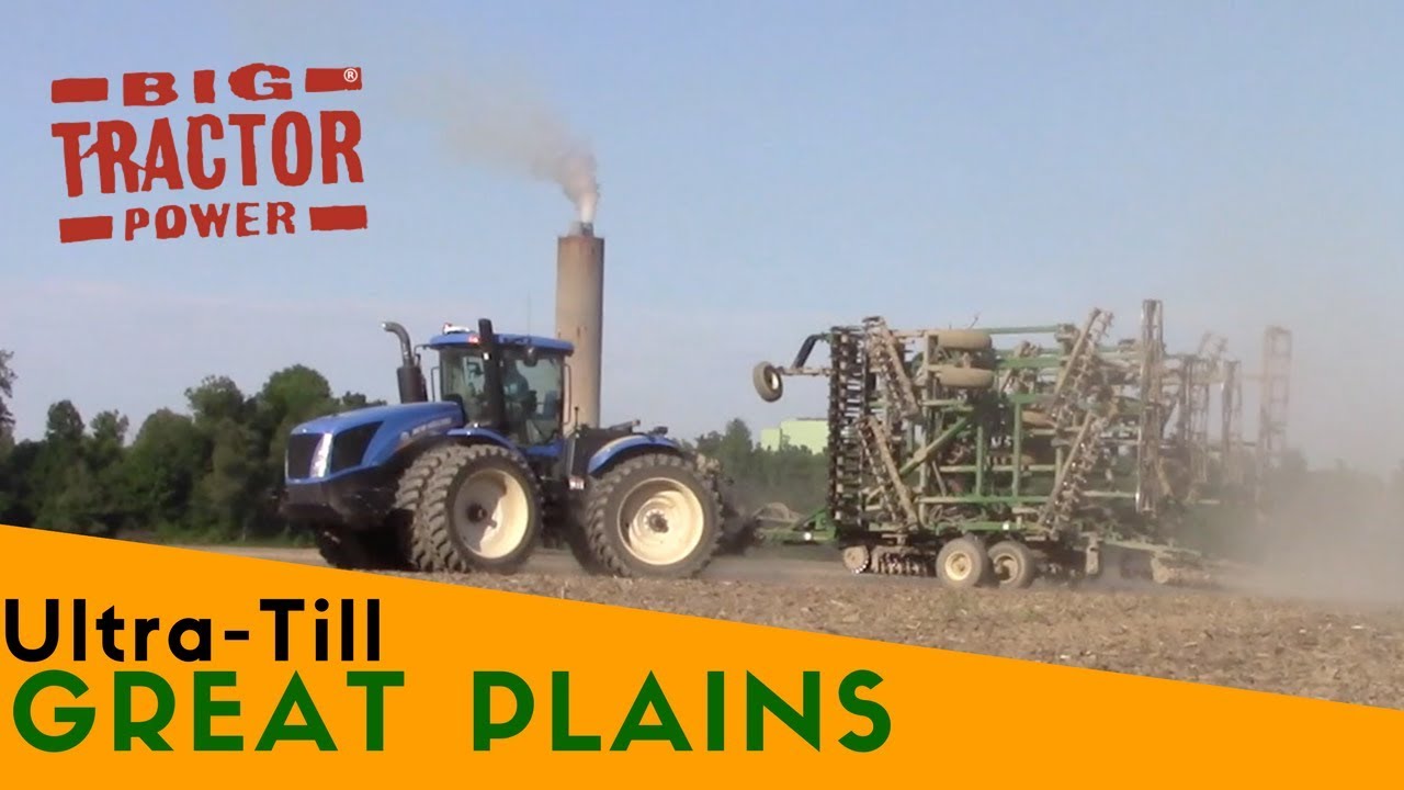 42ft Great Plains UT5042 Ultra-Till at Work in the Field