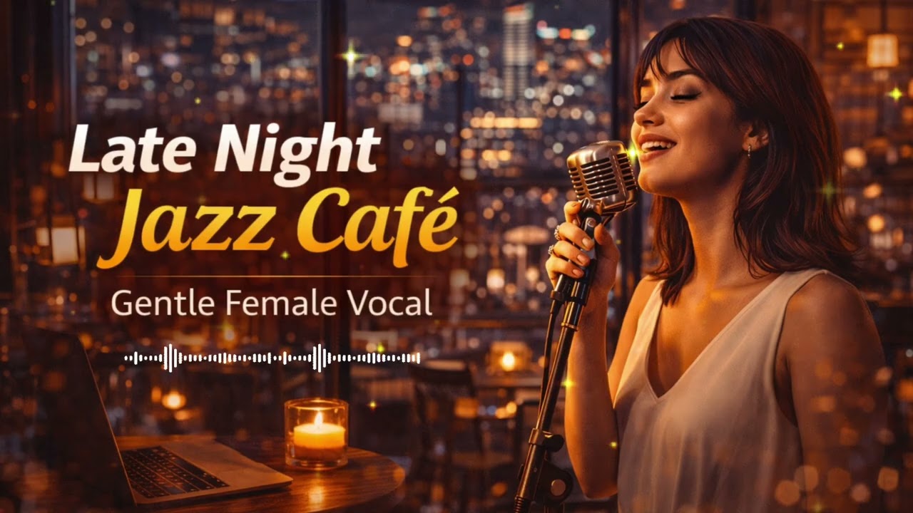 Late Night Work Jazz Café with Gentle Female Vocal